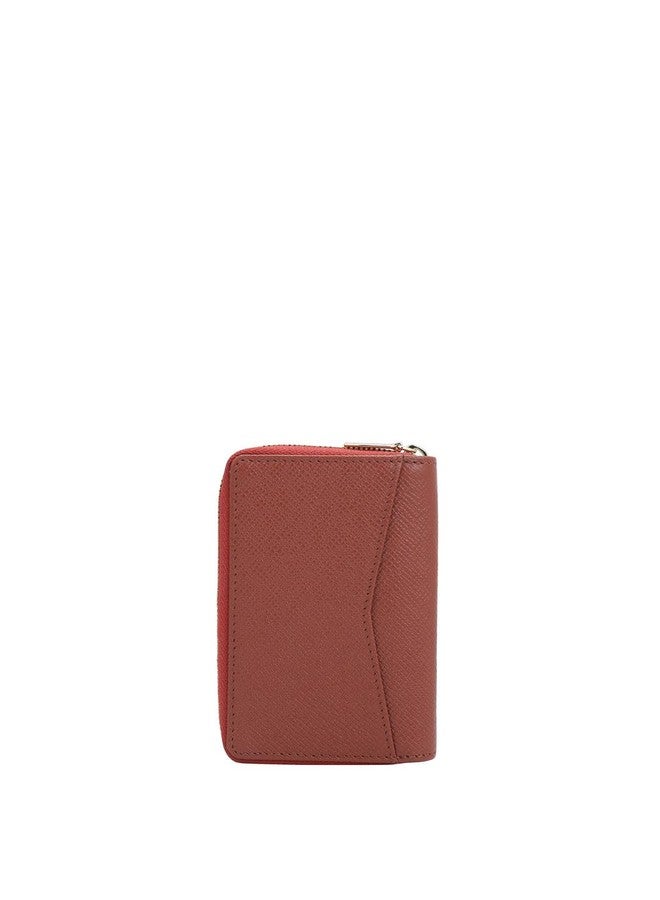 Da Milano Leather Card Holder for Men & for Women - Brown - Image 2